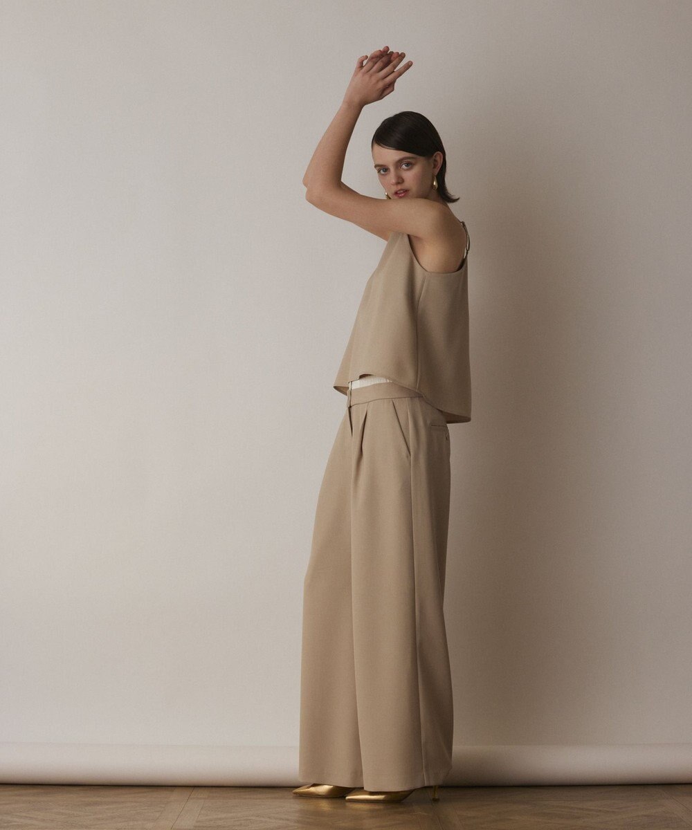 GRACE CONTINENTAL キャミ付レイヤードパンツ 