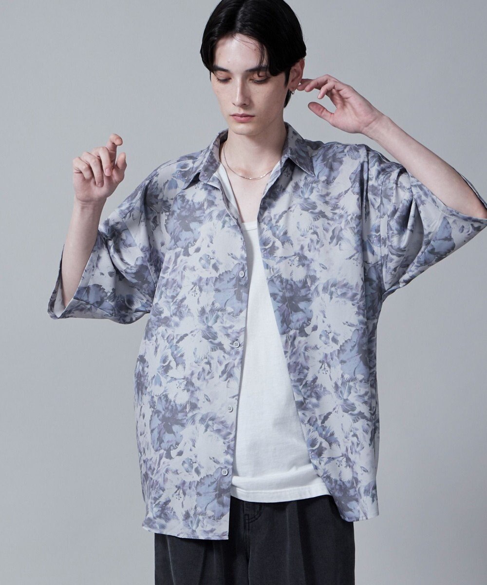 WEGO アムンゼンパターンBIGシャツ（S） 