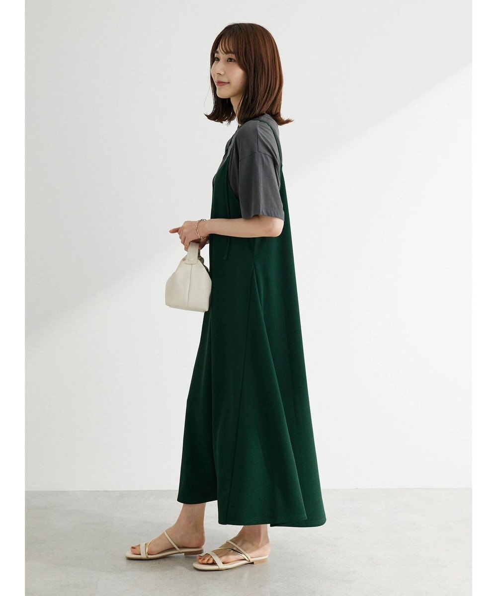 Green Parks BEST PRICE 前後２ｗａｙカットリブキャミワンピース 