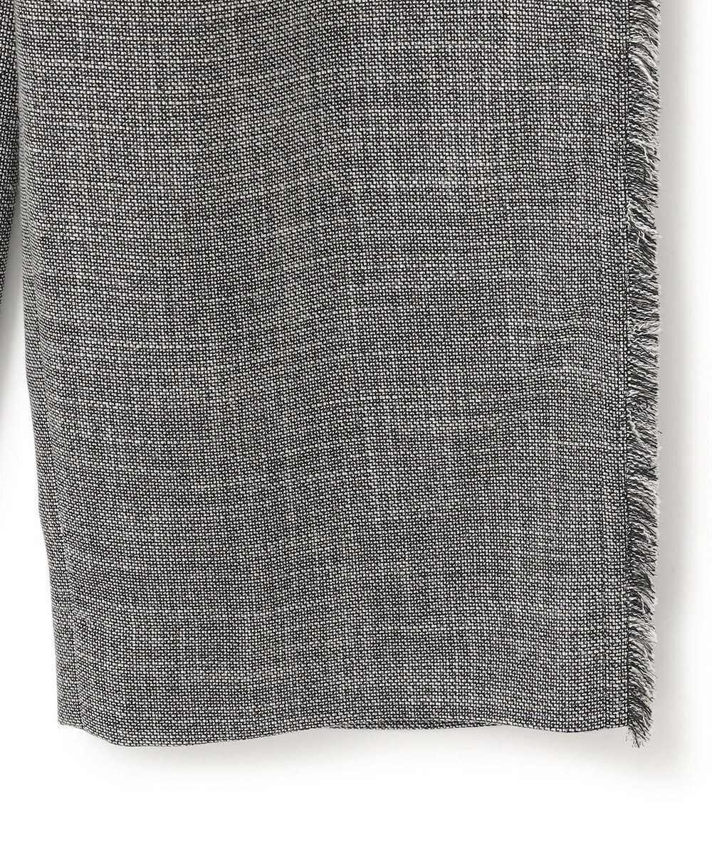 ICB 【洗える】 ライトスラブツイード ワイドパンツ 