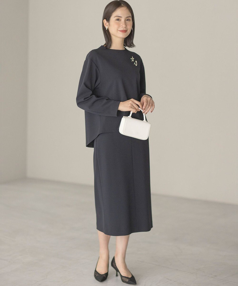 組曲 【KUMIKYOKU NAVY】コンフォータブルアムンゼン ティアードブラウス 