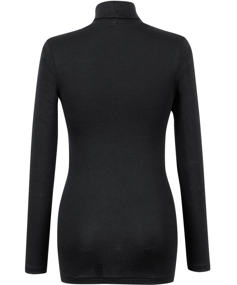 Wing あったかインナー オーガニックコットン100%(肌側) やさしい肌ざわり ムレにくい 【綿の贅沢 オーガニック】 9分袖 長袖 タートルネック 秋 冬 EL4032 ウイング／ワコール 