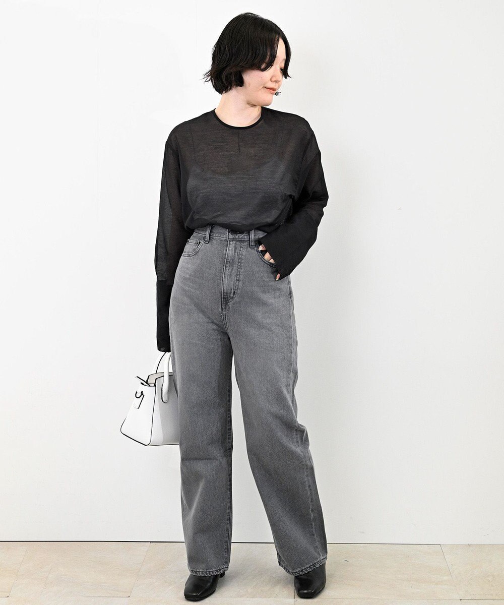 woadblue 新色追加＜坪田あさみさんコラボ＞SALUU　サルー /デニムパンツ グレー 
