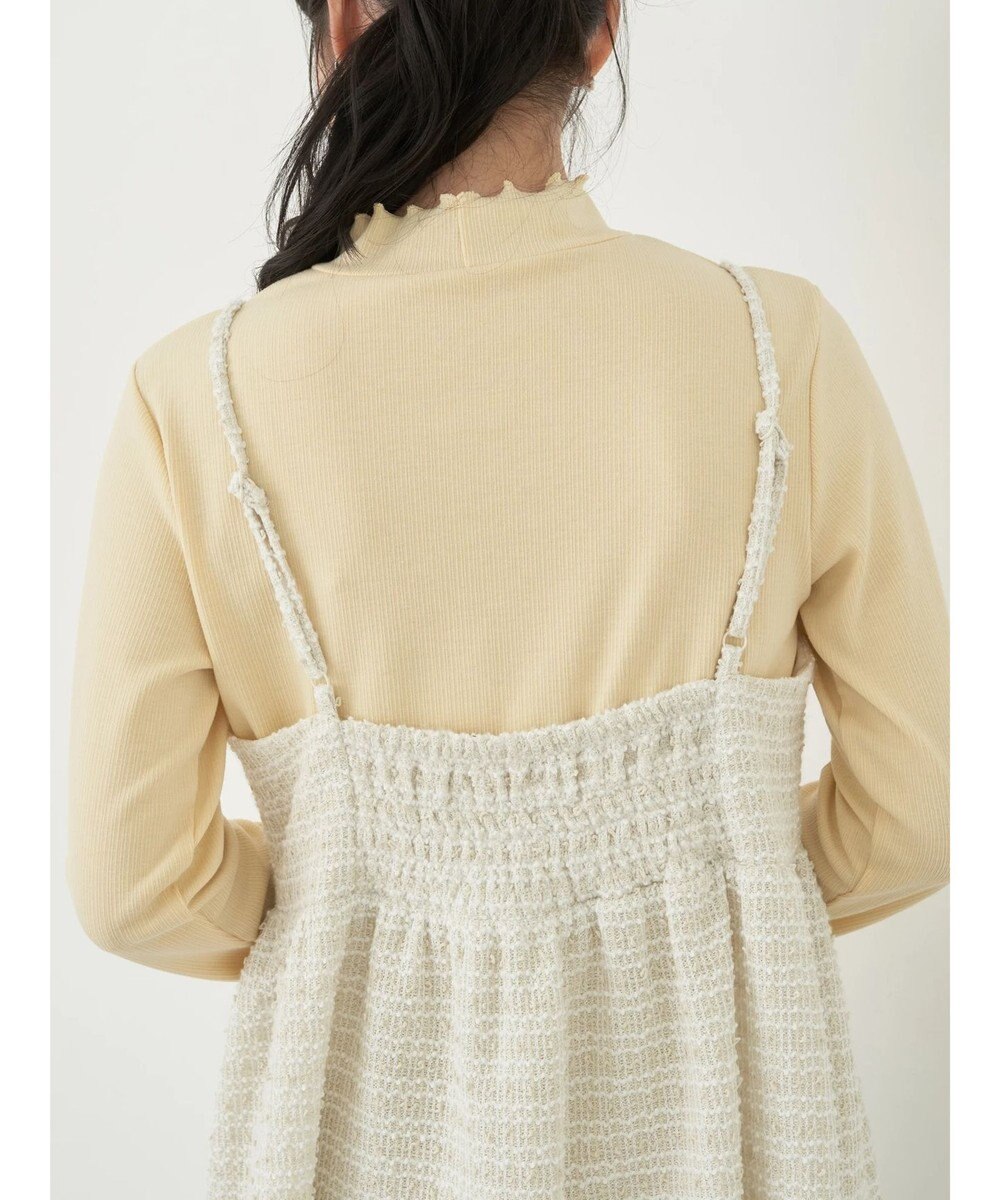 earth music&ecology ツイードキャミチュニック 