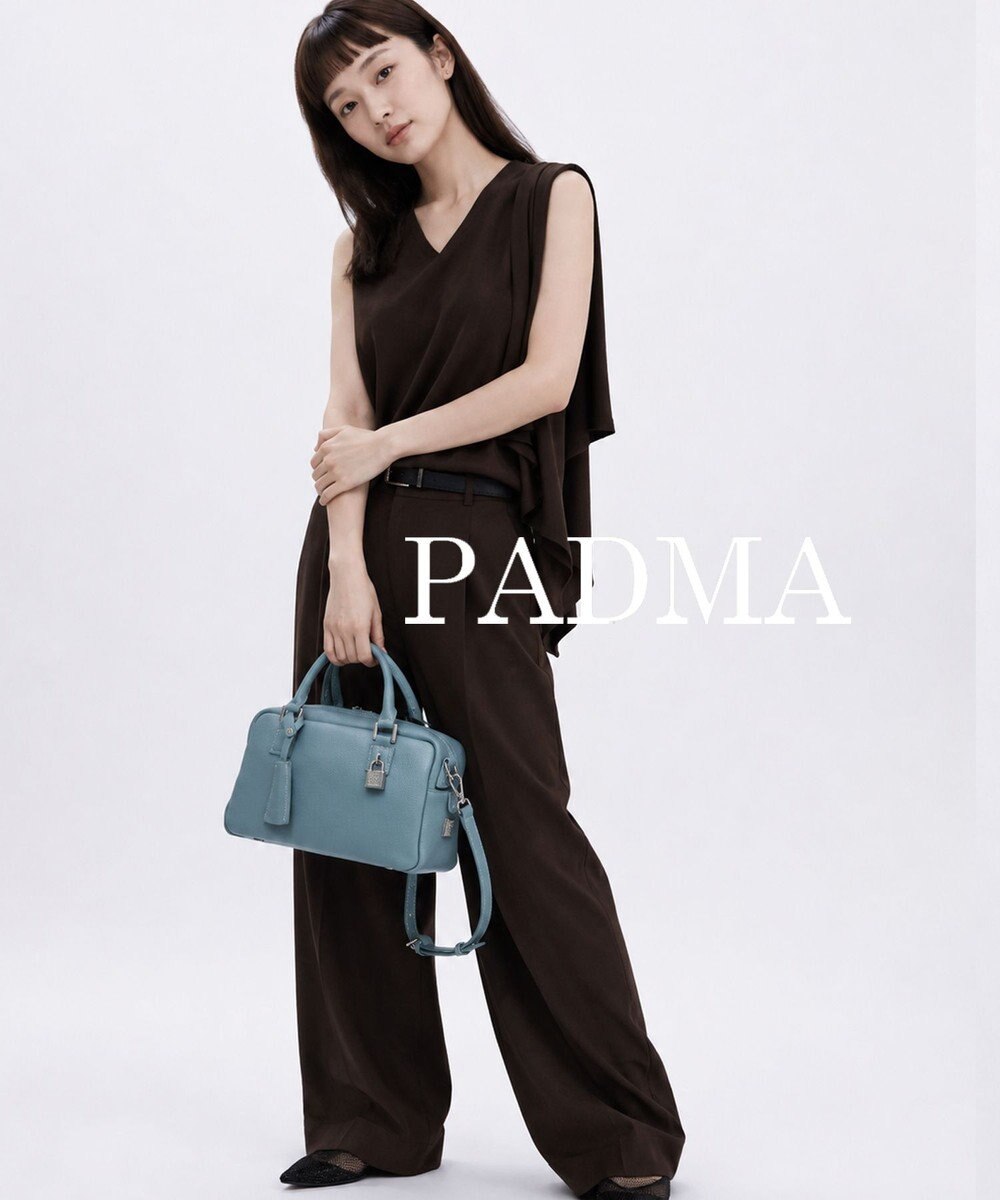 style code 【人気モデル再入荷！】【PADMA/パドマ】 キーチャーム付 本革ボストンバッグ 