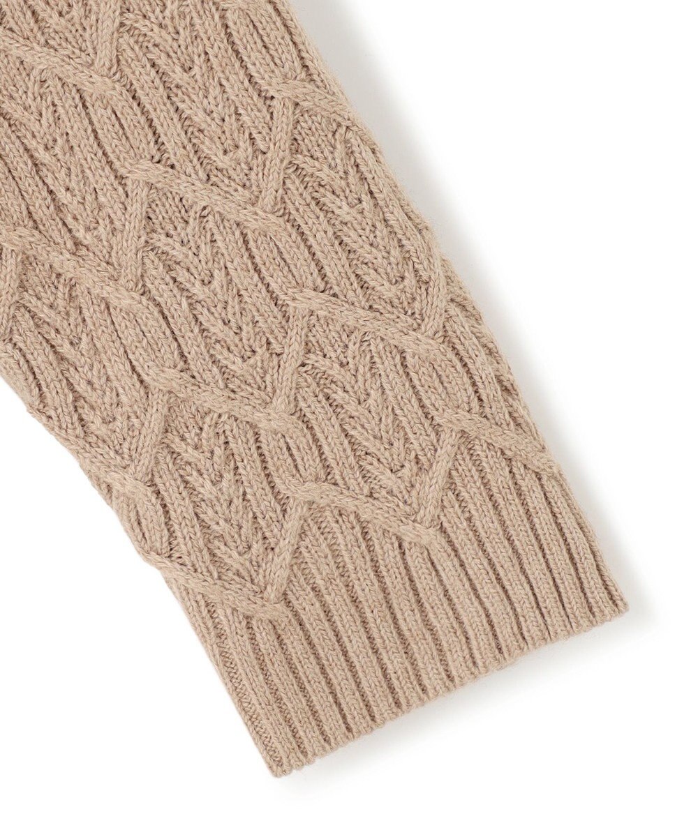 J.PRESS YORK STREET 【WOMEN】ショート ケーブルニット 