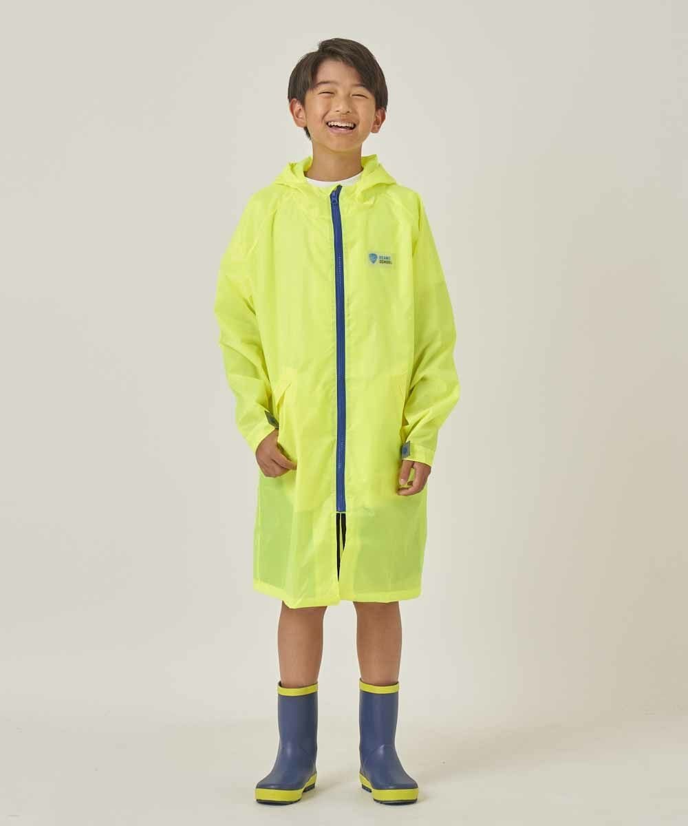 BEAMS SCHOOL レインコート ランドセル対応／収納袋付き 