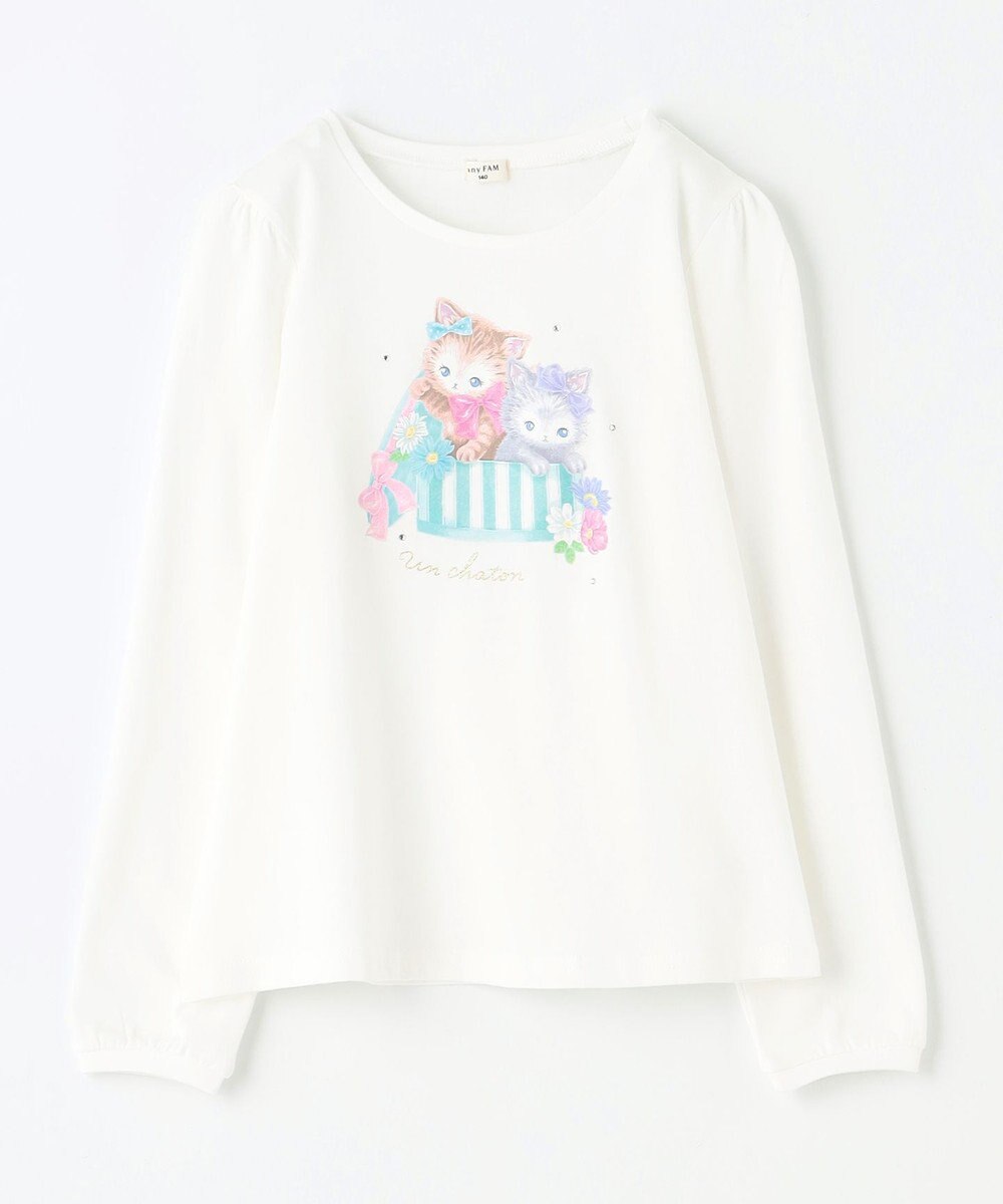 ANY KIDS ガーリーアート 長袖Tシャツ 