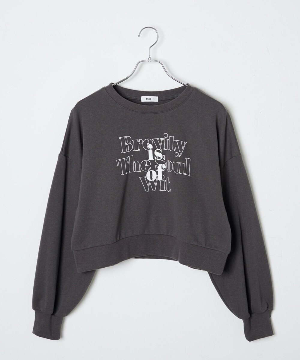 WEGO クロップドスウェット 