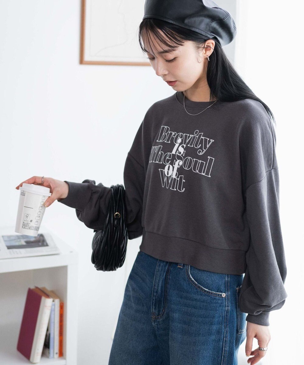 WEGO クロップドスウェット 