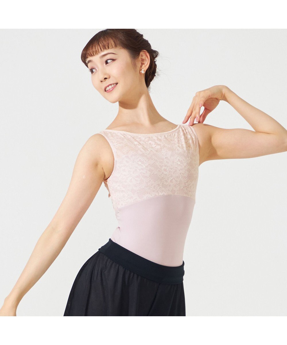 Chacott ノースリーブレオタード 