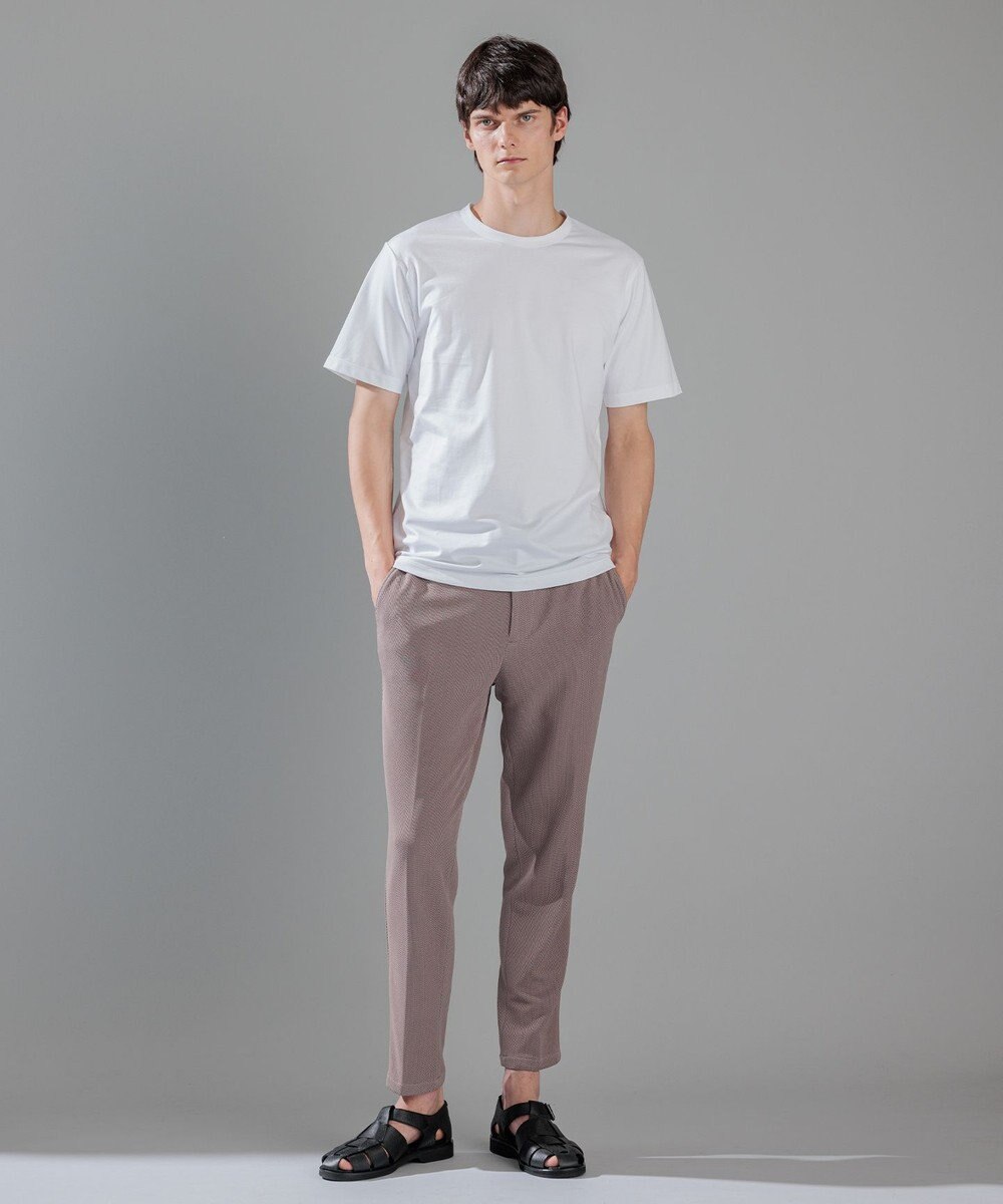 JOSEPH HOMME 【LEON 掲載】スビンソフトジャージー　クルーネック半袖カットソー 