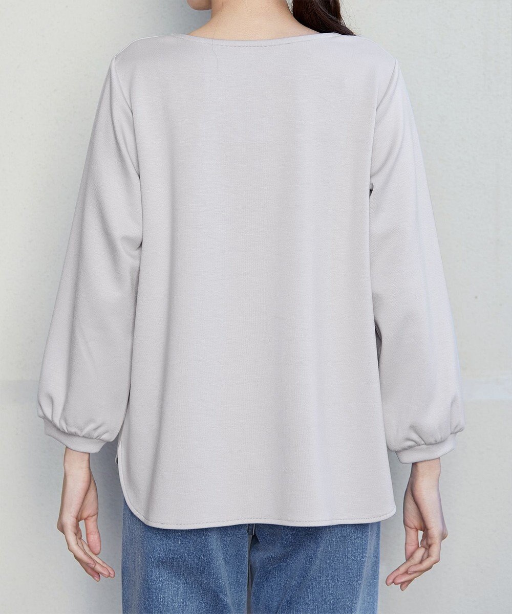 Tiaclasse 【洗える】【ふわもち美すふれ】スカラップカットソー 