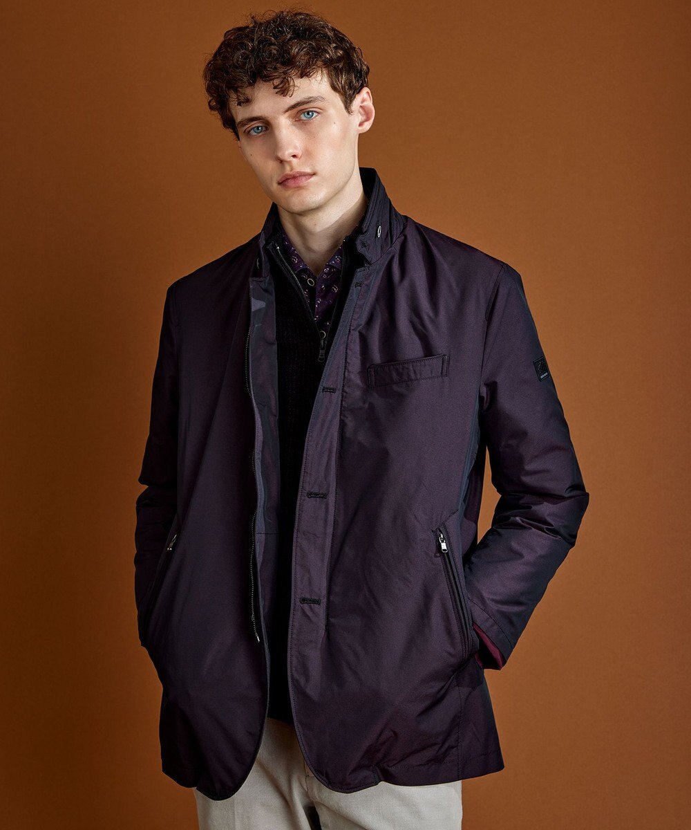 JOSEPH ABBOUD 【2WAY/撥水/7ポケット/ダウンライナー付】 2WAY高機能インターレースメモリー ダウン ブルゾン 