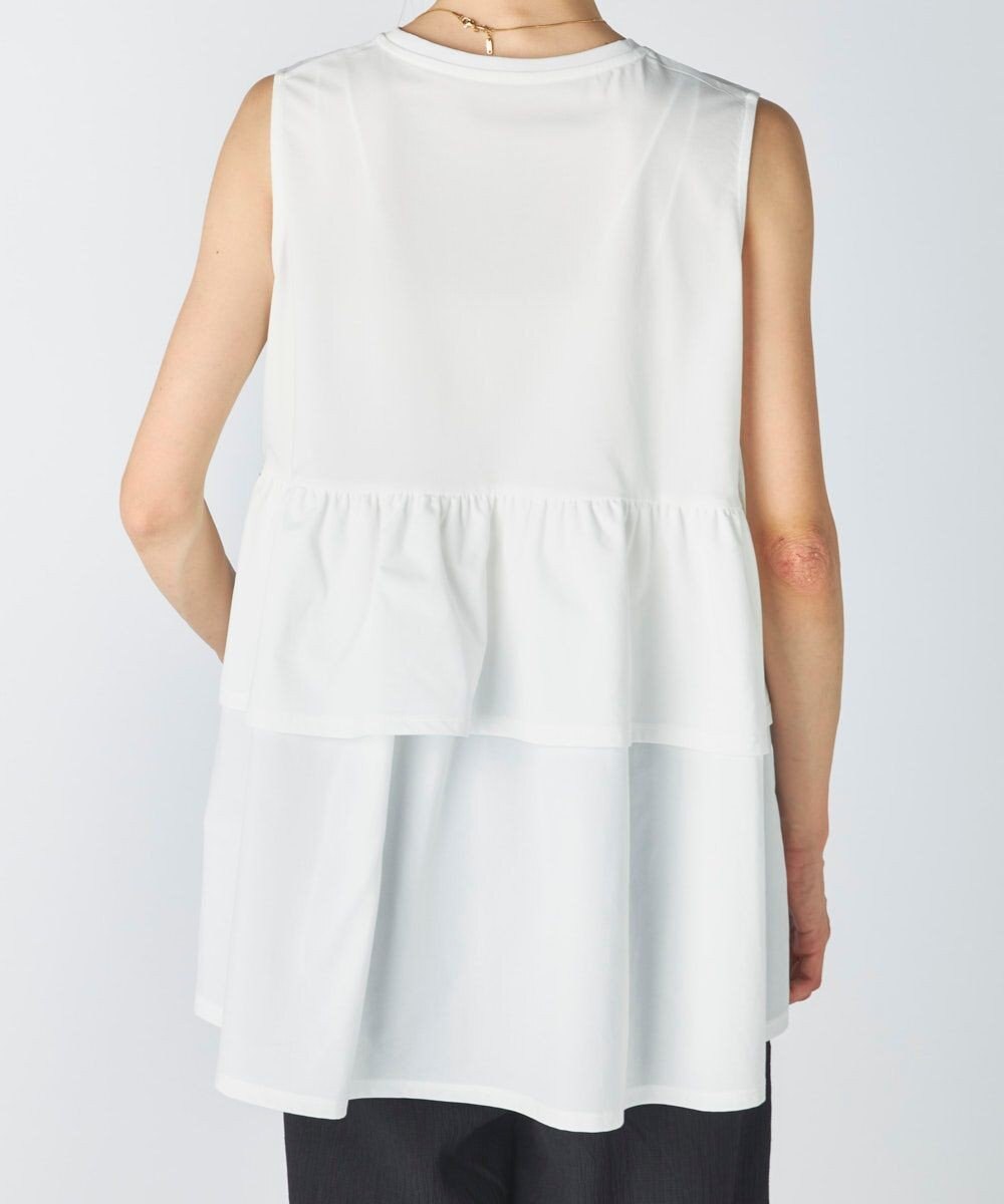 OP／FILA 【Ocean Pacific】らくティブ｜ティアードフリルデザインタンクトップ 