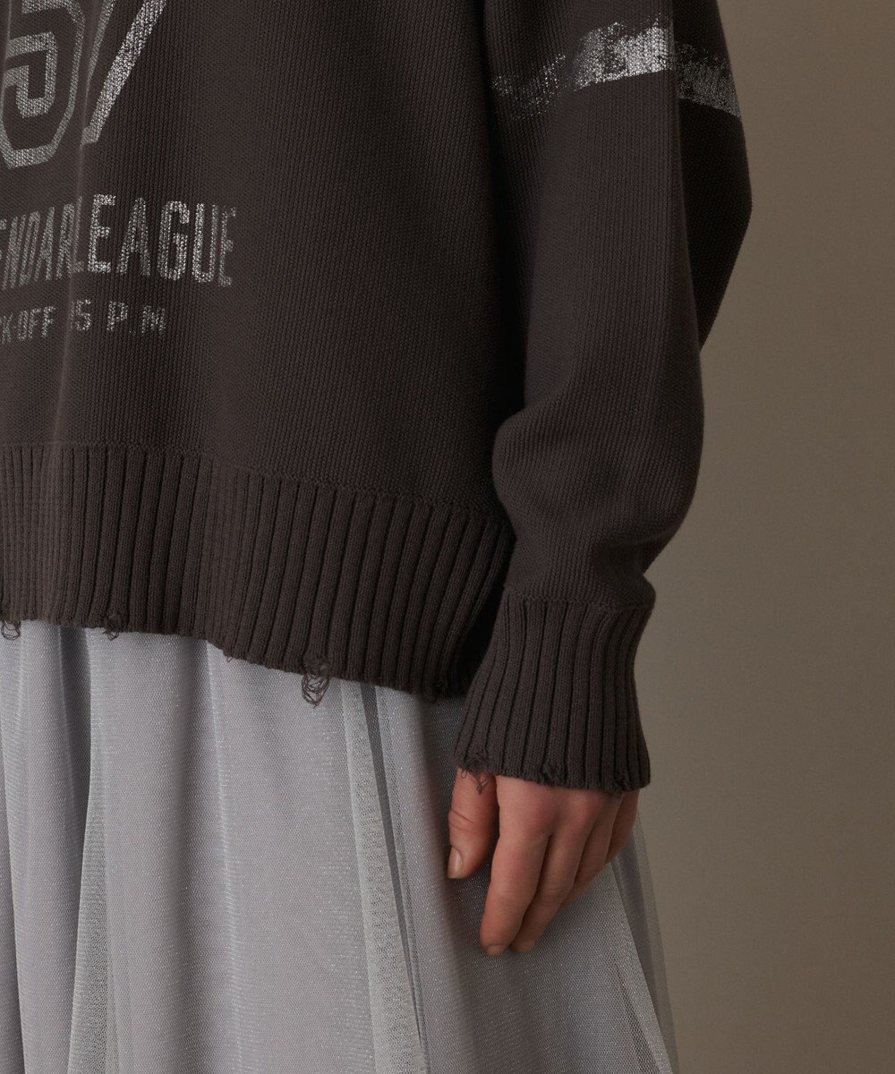 GRACE CONTINENTAL ナンバリングニットトップ 