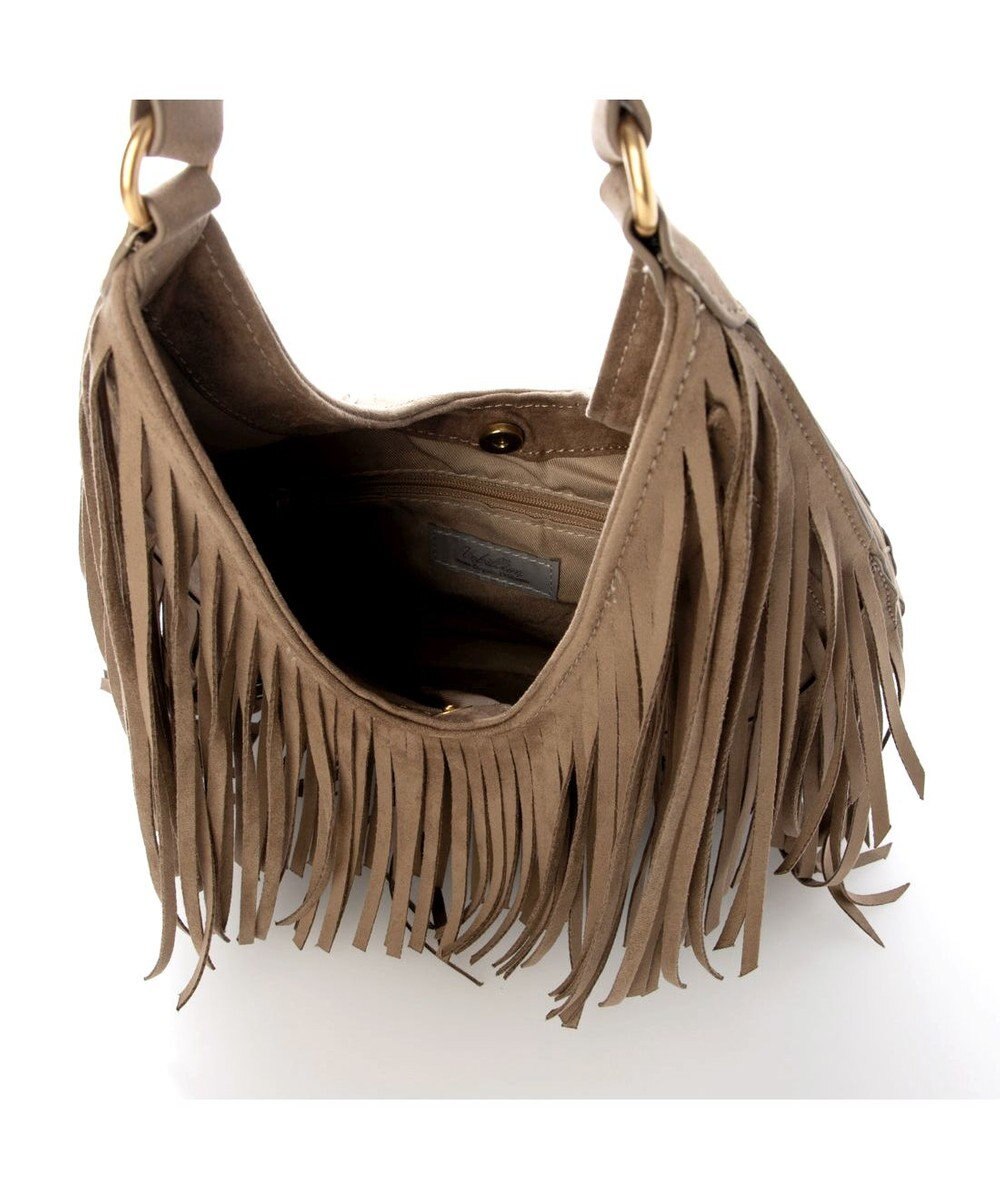 UNBILLION カシュカシュ cachecache / スエードフリンジセミショルダー 