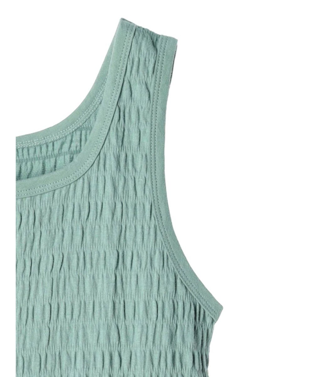 earth music&ecology シャーリングタンクトップ 