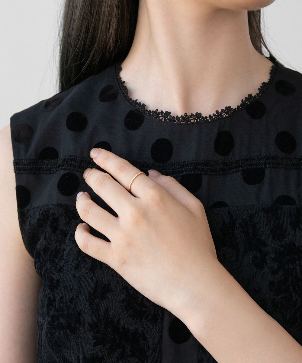 TOCCA 【WEB限定】LUCE RING K10 ダイヤモンド 指輪 