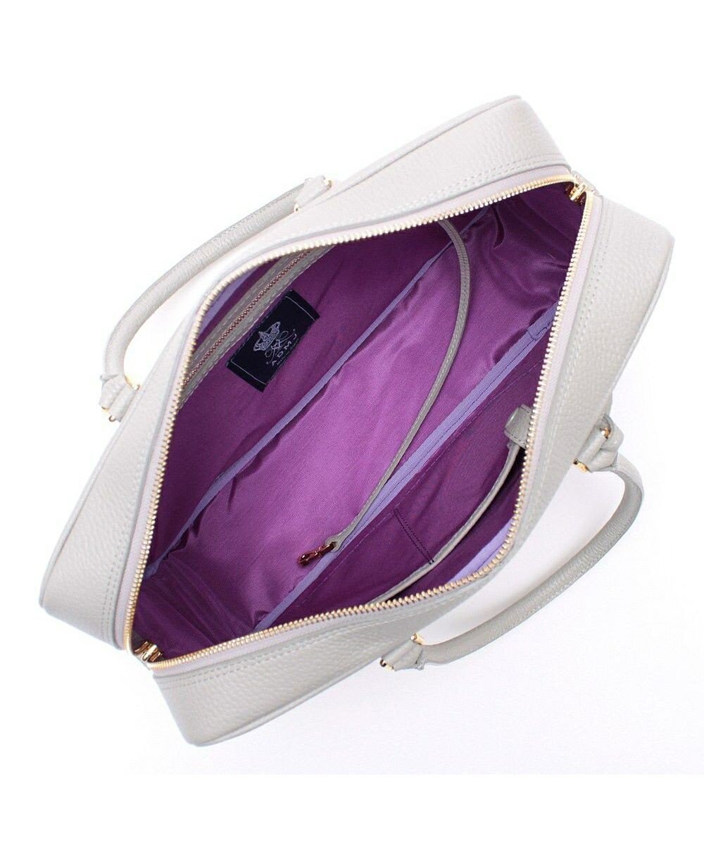 A.D.M.J. 【牛革】アノニマス/A4サイズ対応クリスタルビー付ボストン34cm 