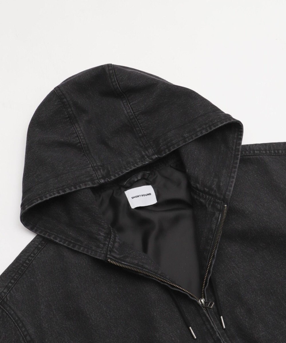 WEGO 【ユニセックス着用ITEM】フードデニムブルゾン 