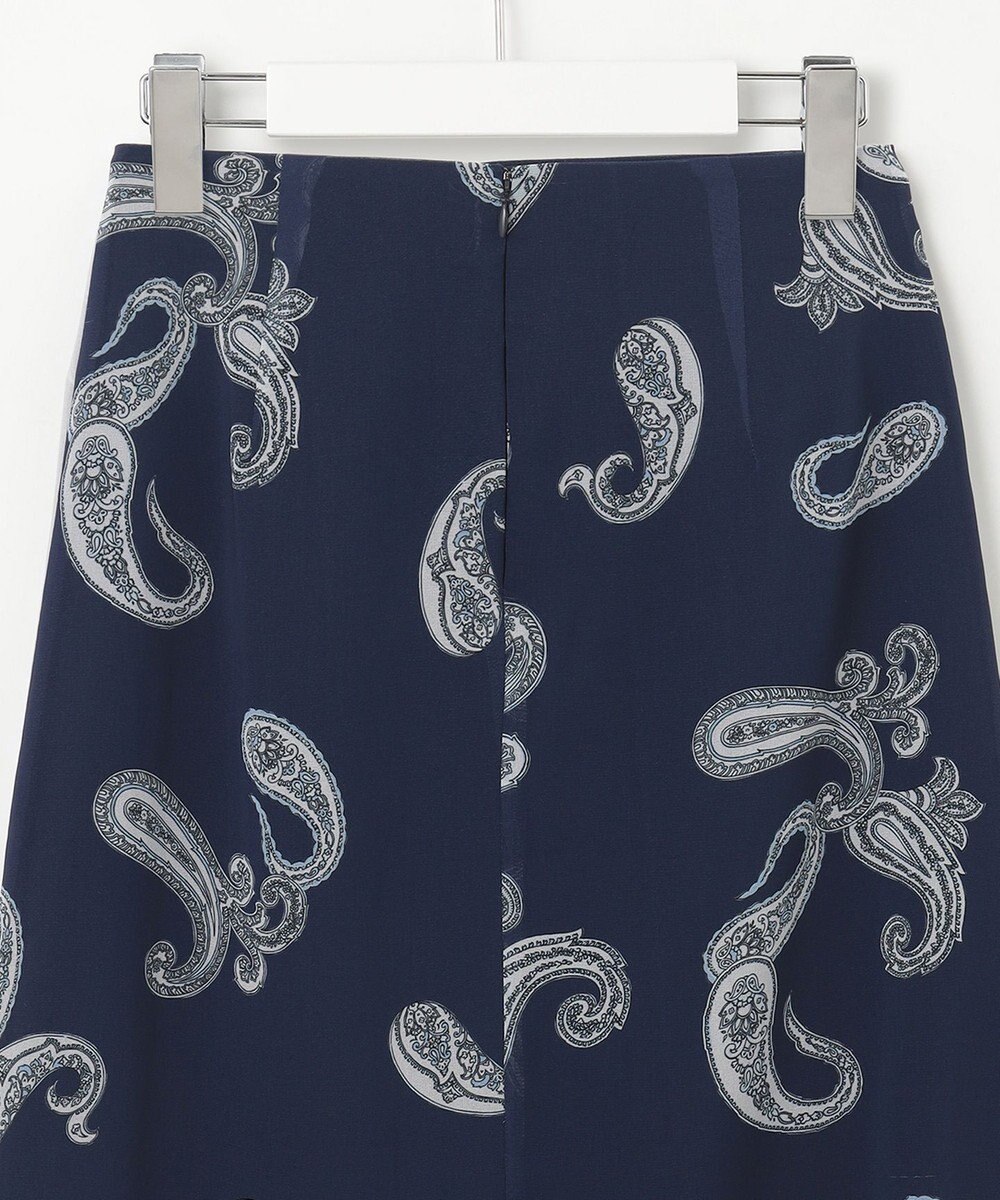 23区 【洗える】Ratti ペイズリーシフォン スカート 