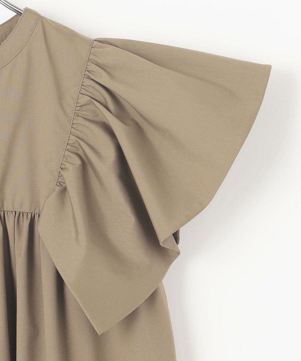 #Newans 【イージーケア】スカラップヘムチュニックブラウス 