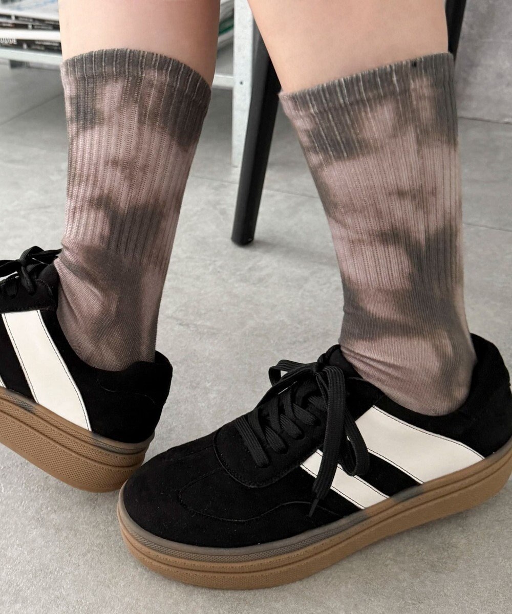 WEGO タイダイプリントソックス 