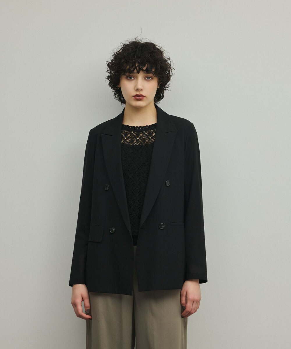 GRACE CONTINENTAL シアーウールジャケット 