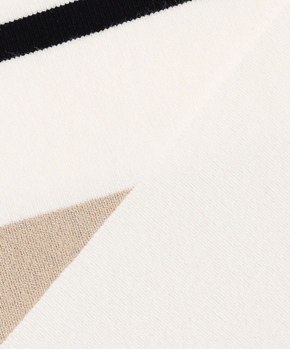 J.PRESS LADIES 【洗える】Rayon Stretch Border ニット 