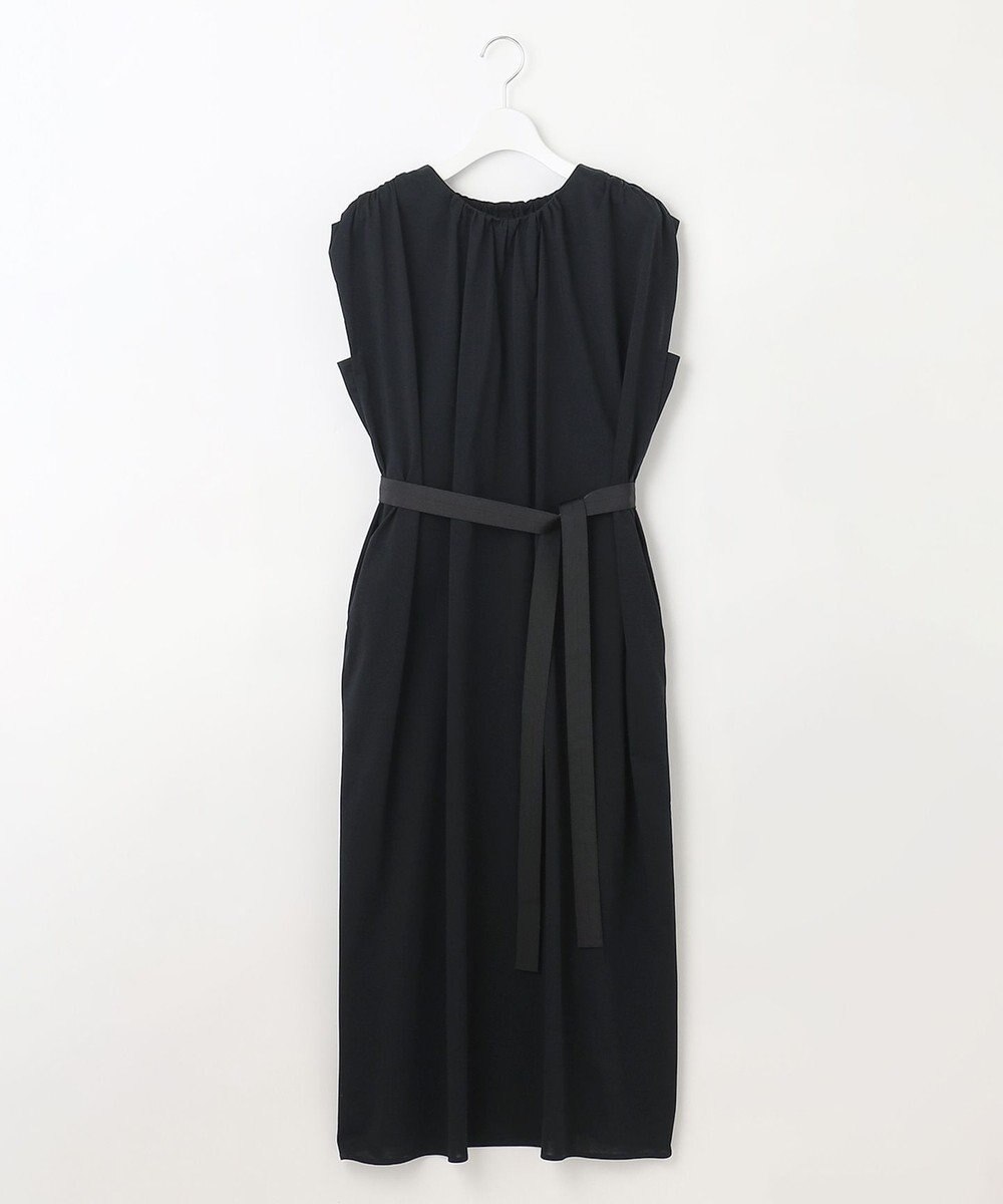 自由区 L 【洗える】ライトギャザーフレンチスリーブ ワンピース 