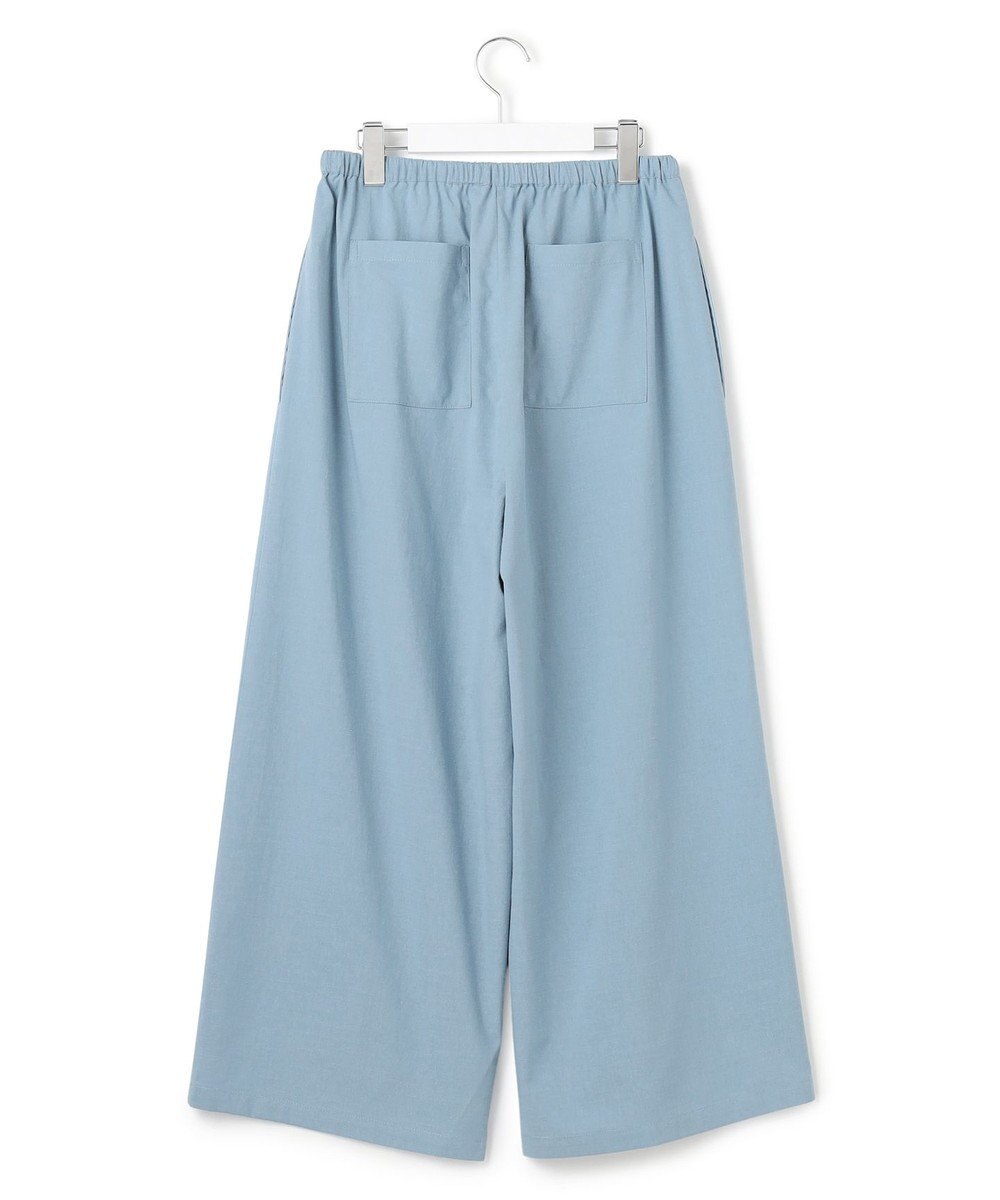 J.PRESS YORK STREET 【WOMEN】リネンライクリラックス ワイドパンツ 