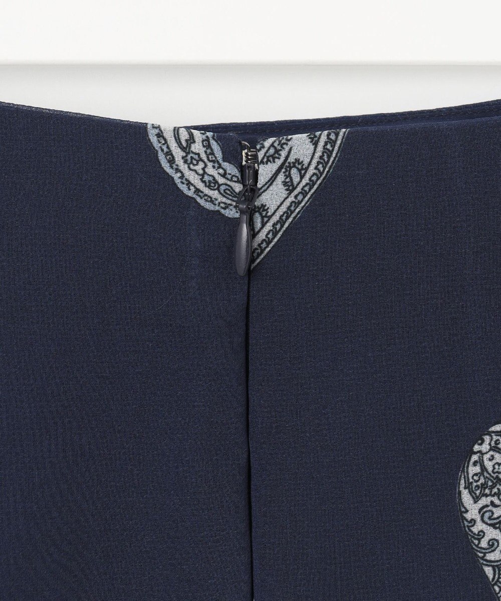 23区 L 【洗える】Ratti ペイズリーシフォン スカート 