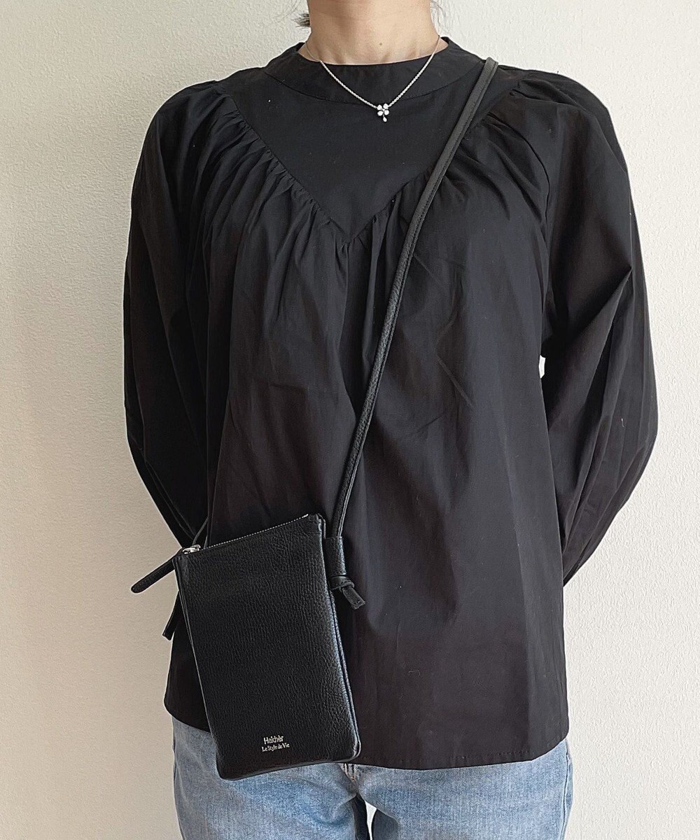 Hekhèr Le Style de Vie 新色追加【日本製】シュリンクレザー スマートフォンポシェット 