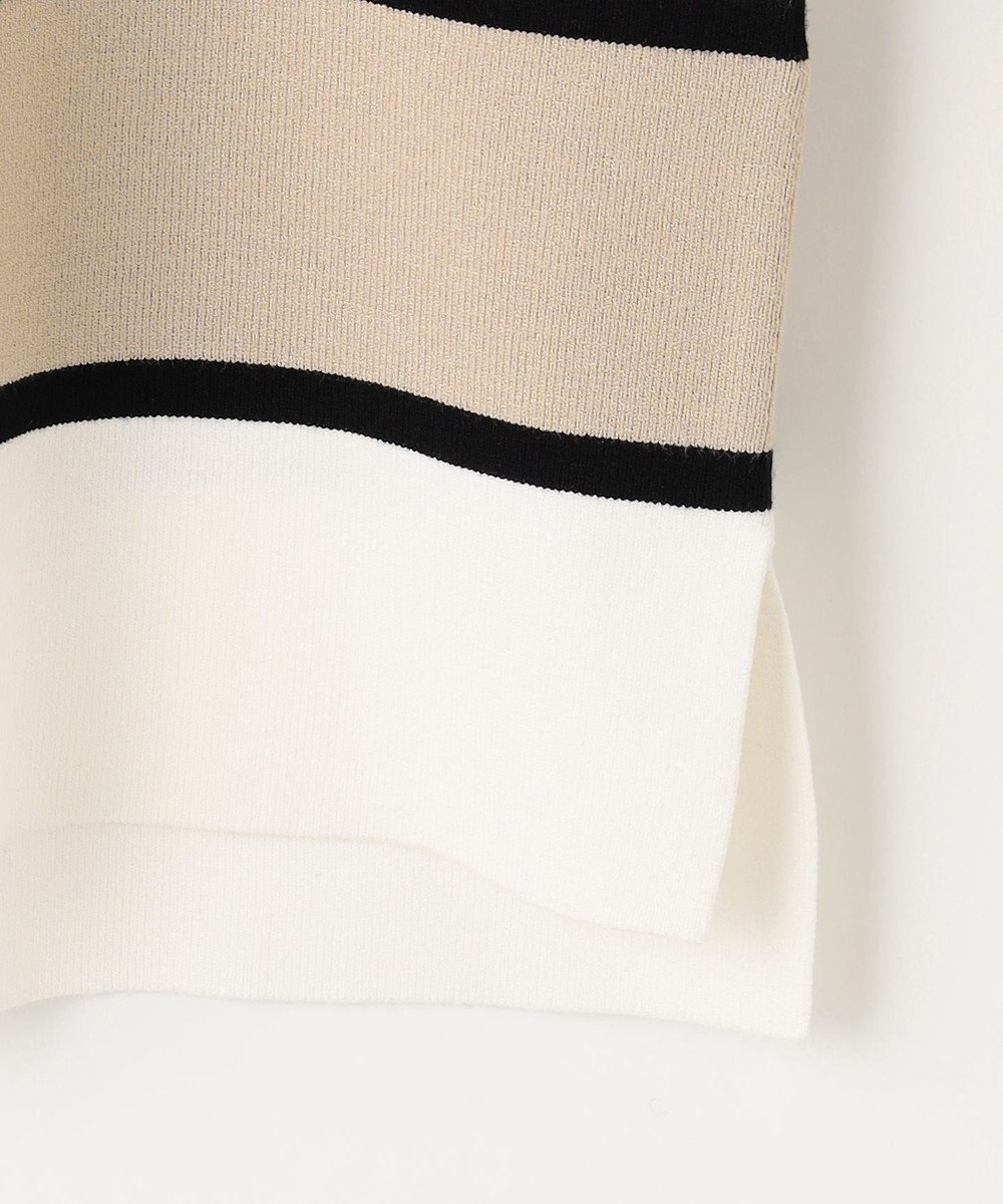 J.PRESS LADIES 【洗える】Rayon Stretch Border ニット 