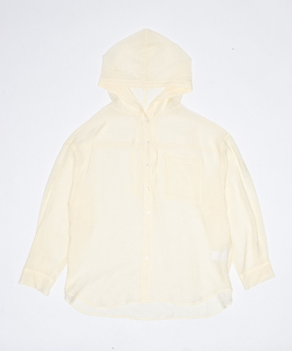 WEGO 【2026年春夏新作】シアーフードシャツ 