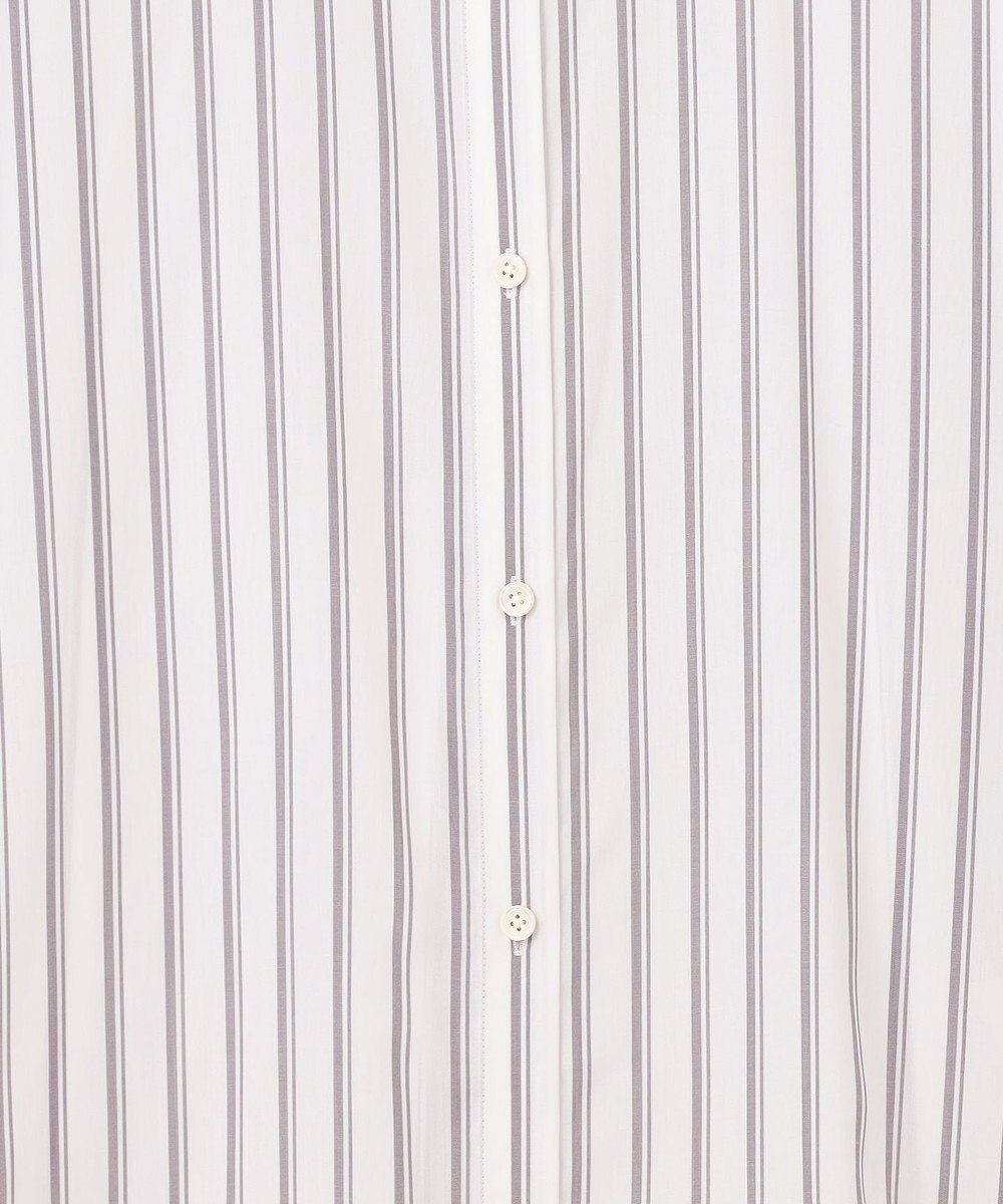 自由区 【洗える】SOMELOSテンセルバンドカラー シャツ 