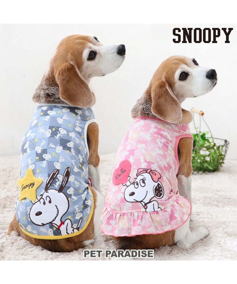 PET PARADISE スヌーピー ベル タンクトップ 《ポップ柄》 中型犬 
