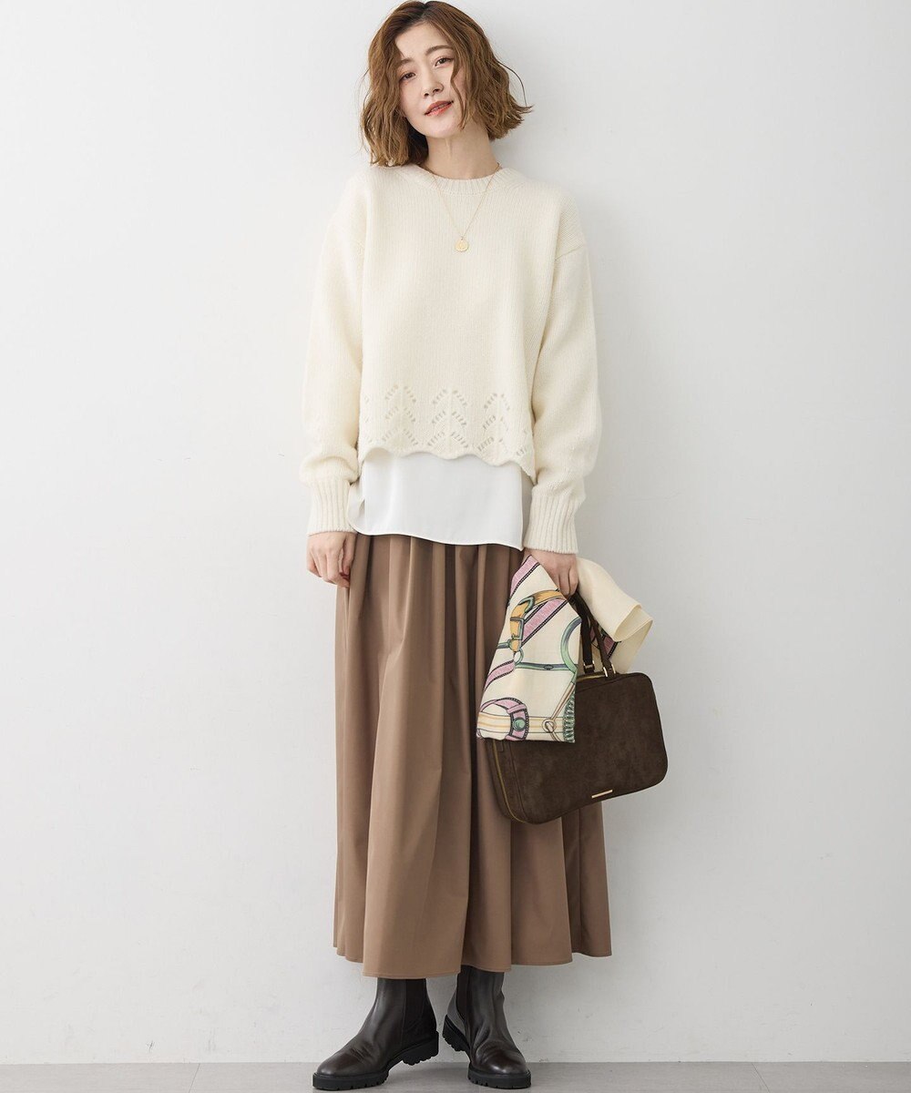 23区 【WEB&一部店舗限定】スエード ボストン バッグ 