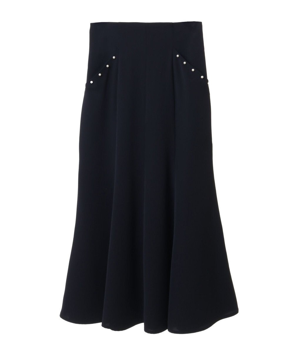 earth music&ecology パール付きマーメイドスカート 