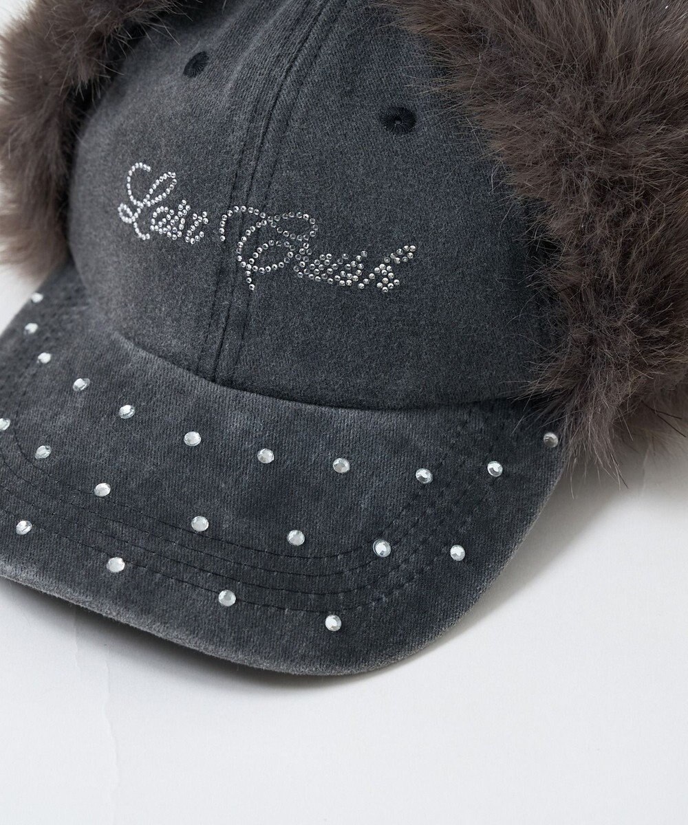 WEGO ラインストーンドッグイヤーキャップ 