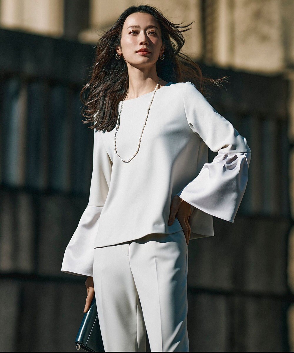 ICB L 【洗える】ミリオーネダンボールニット スティックパンツ 