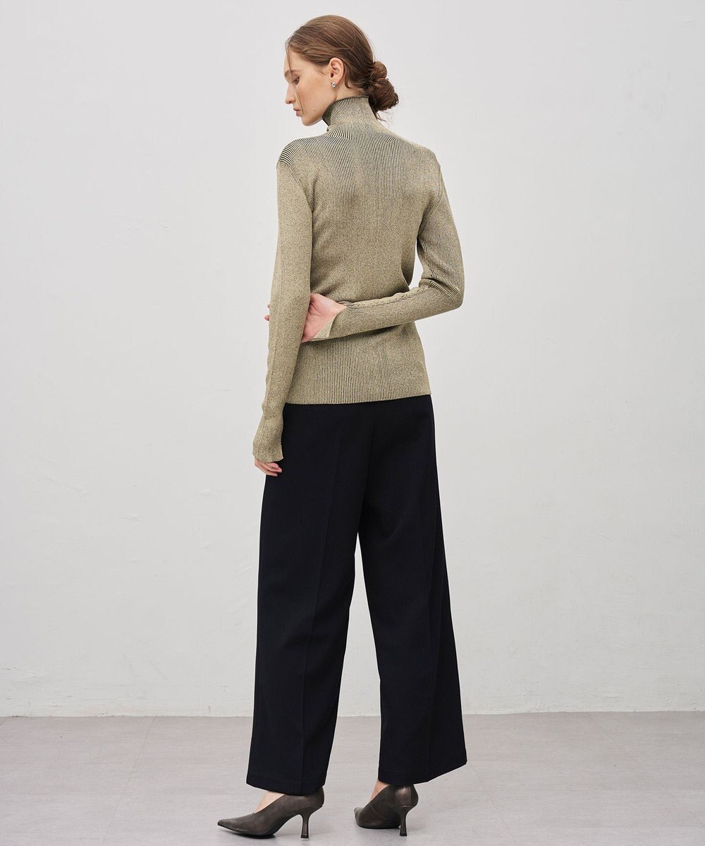 uncrave ラメニット タートルトップス 