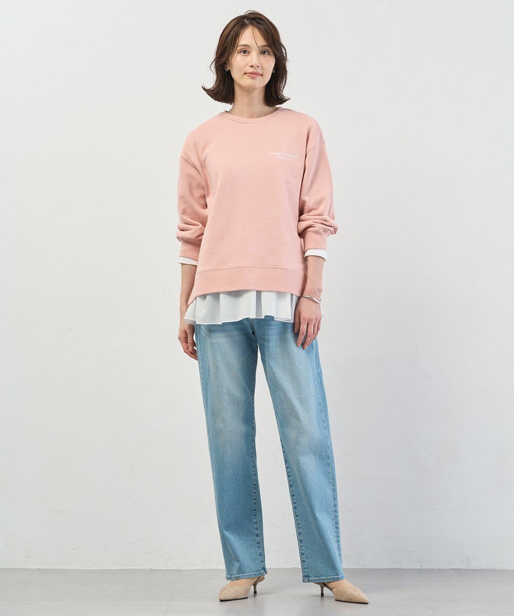 J.PRESS LADIES L 【洗える】BASIC STRETCH DENIM ボーイフィット デニム 