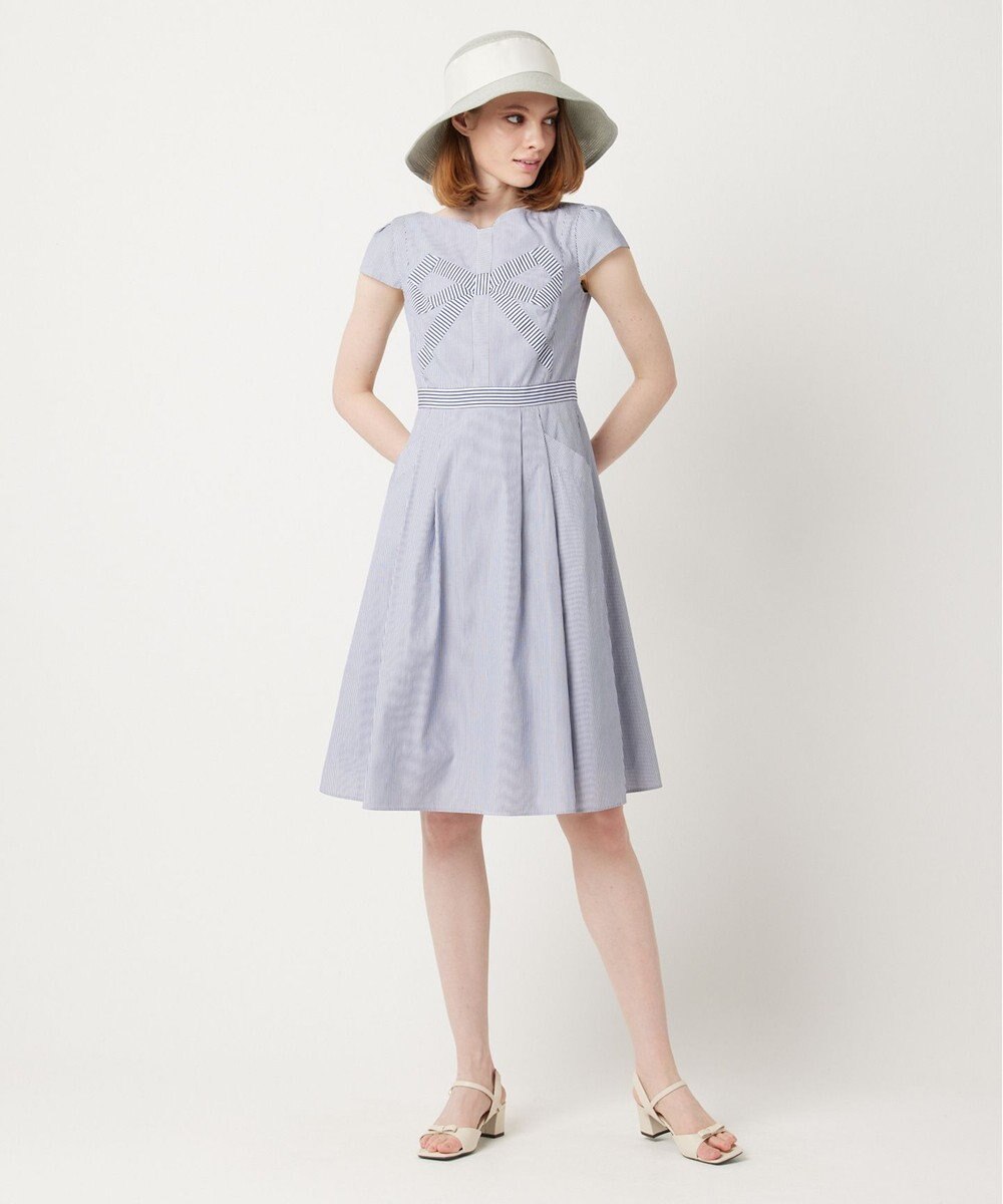 TOCCA 【洗える】STRIPE PARTY ドレス 