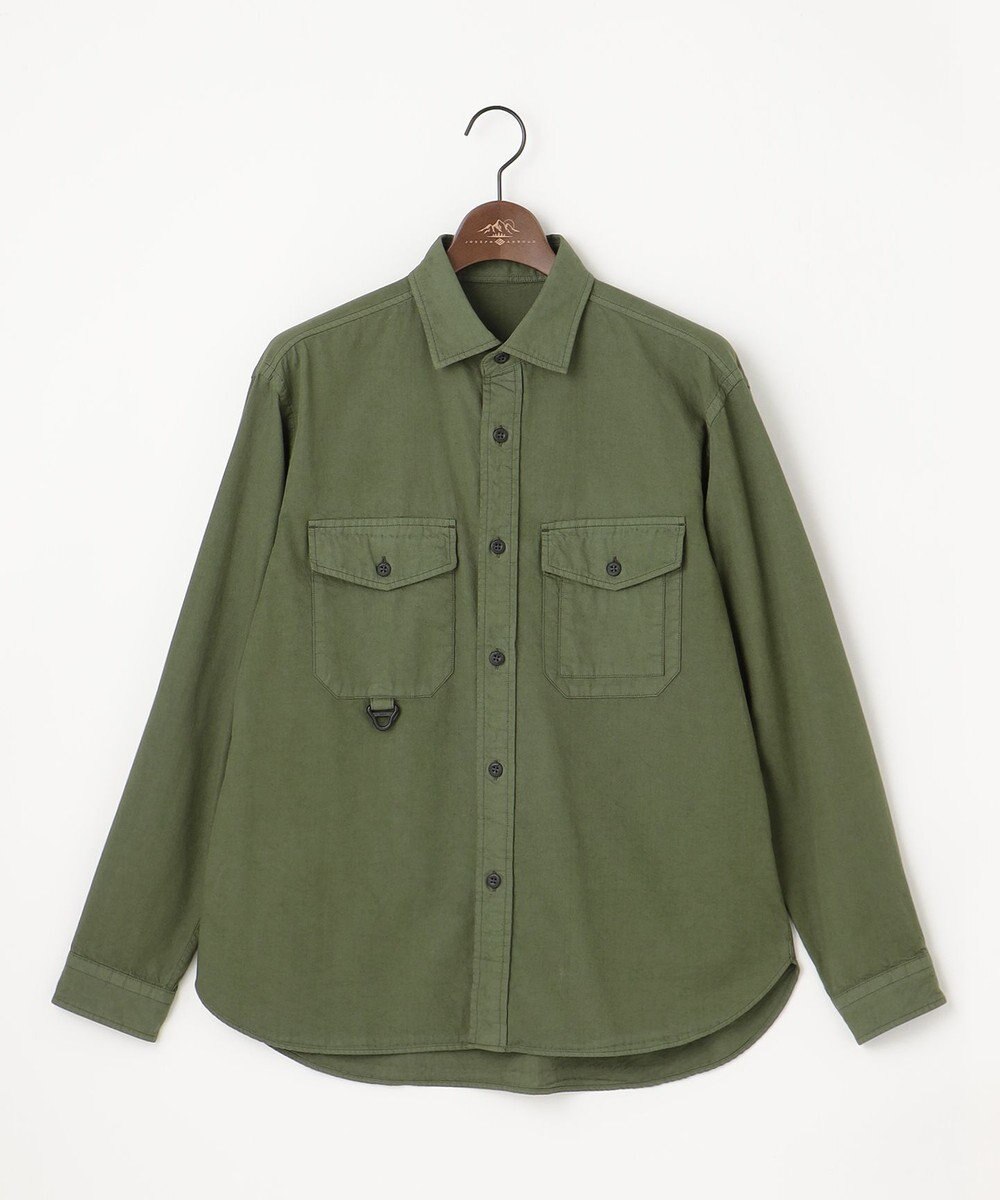 JOSEPH ABBOUD MOUNTAIN 【テーム・ヤルヴィコラボ・サスティナブル】コットンテンセルツイルバックプリント シャツ 