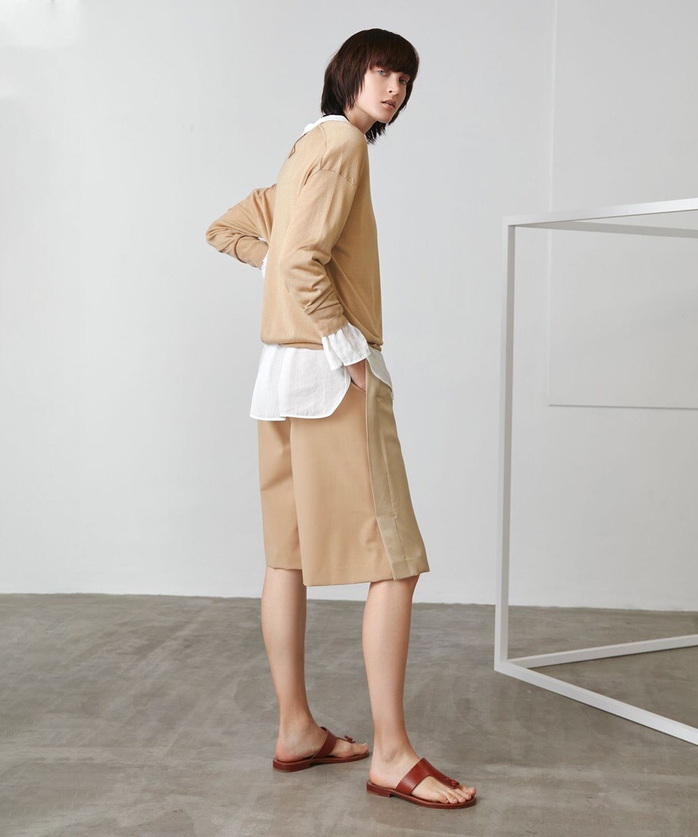 BEIGE， LAGORD / Uネックニット 
