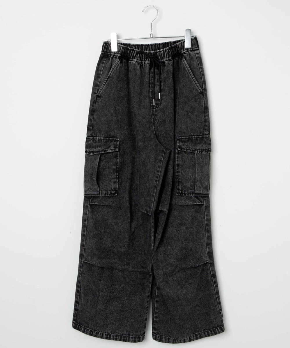 WEGO デニムパラシュートカーゴパンツ 