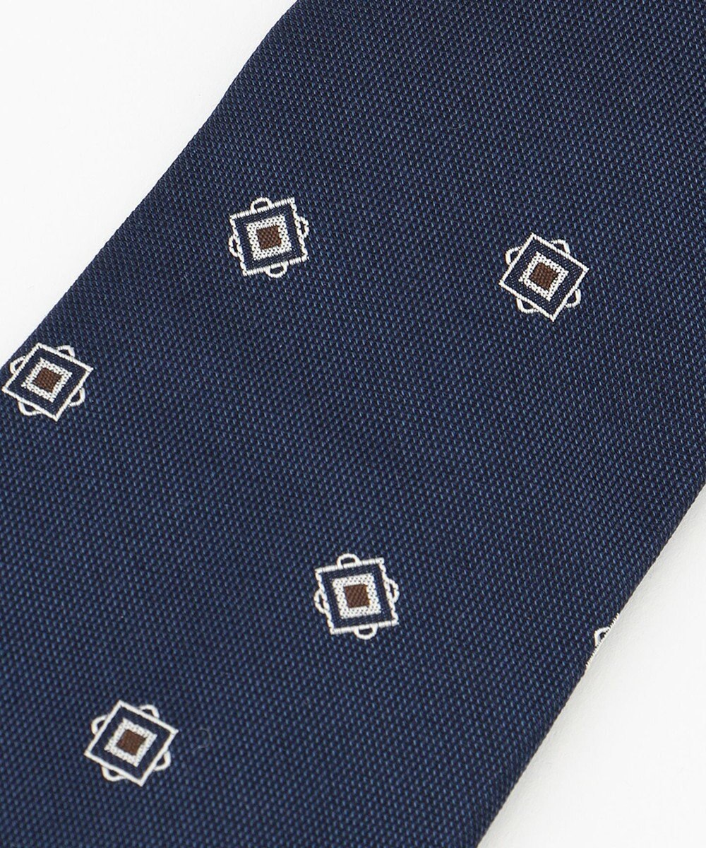 J.PRESS MEN スパンシルク小紋柄ネクタイ 