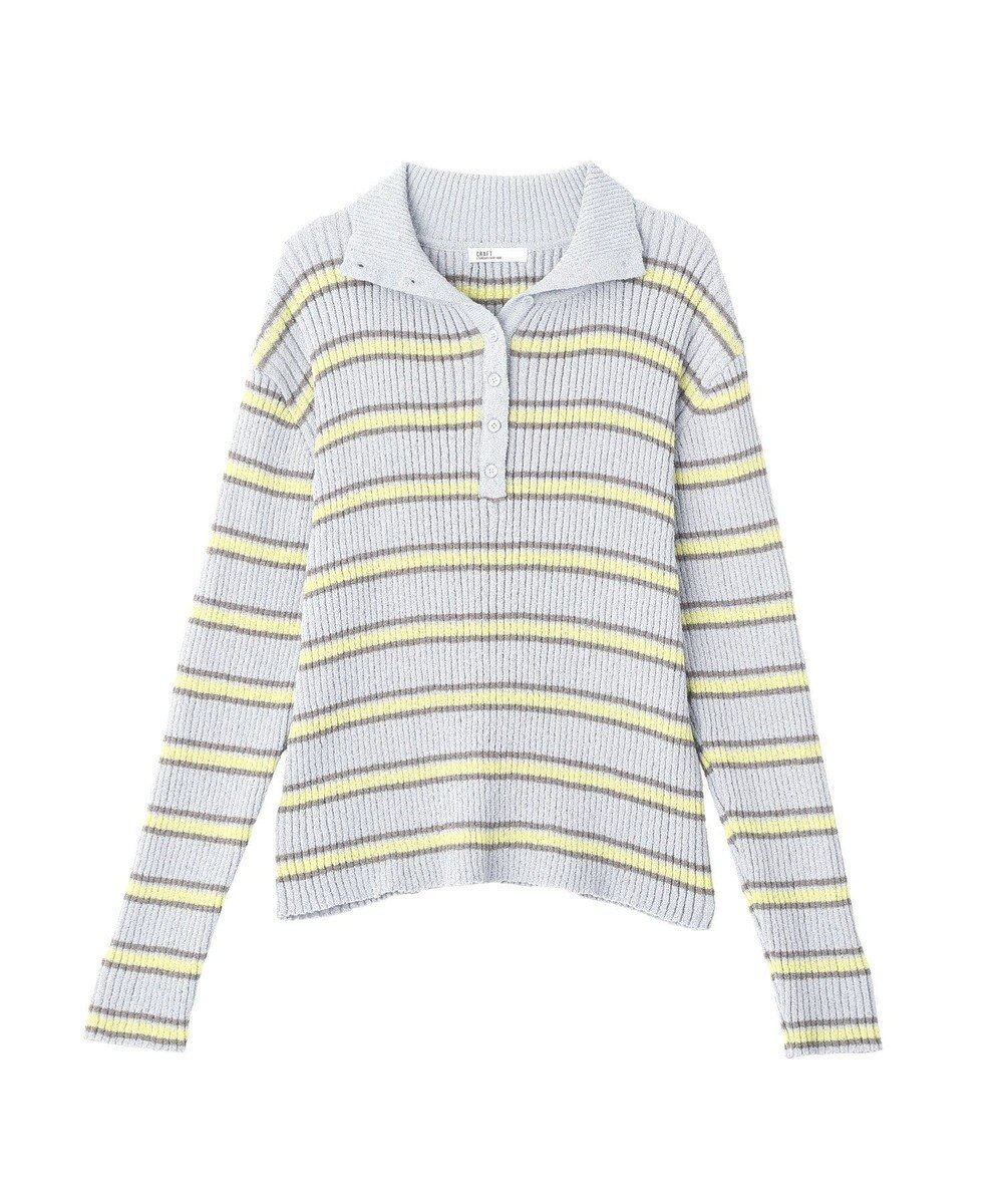 CRAFT STANDARD BOUTIQUE 2点セット/ベスト＋ハーフボタンリブニットトップ 